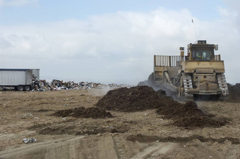 挖掘机加载程序机垃圾填埋场网站