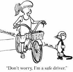 安全骑自行车