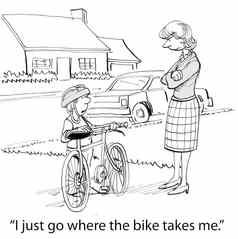 孩子自行车