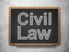法律概念民事法律黑板背景