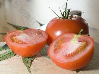 西红柿准备蔬菜沙拉