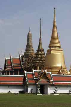 泰国曼谷帝国城市视图金圆顶