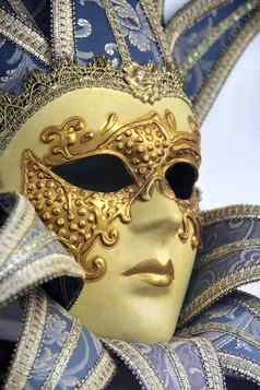 传统的威尼斯狂欢节面具威尼斯意大利