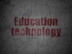 教育概念教育技术难看的东西墙背景