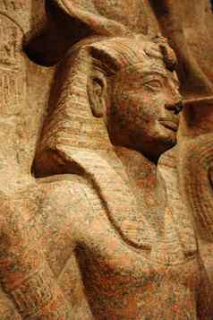 雕像Ramesses阿蒙爱神ramesesses关闭