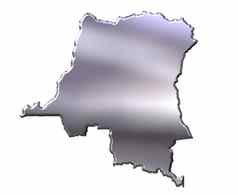 刚果民主共和国银地图