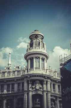 银行图像城市马德里特征architectu