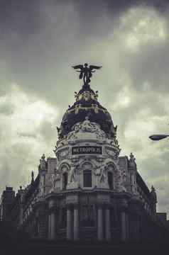 大都市图像城市马德里特征拱