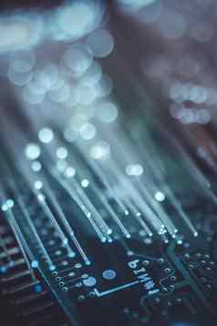 网络信息主板芯片纤维视灯