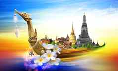 泰国旅行概念