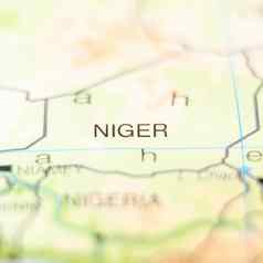 尼日尔国家地图