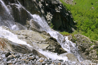 alibek瀑布dombay山北部Caucas
