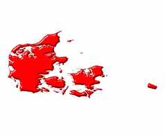 丹麦地图国家颜色