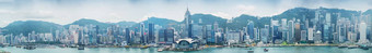 在香港香港惊人的全景视图在香港香港