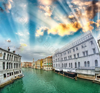 建筑威尼斯大运河