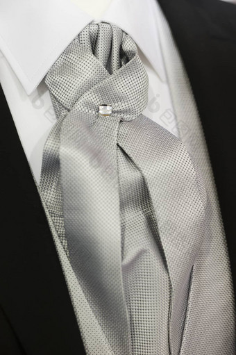 优雅的领带细节