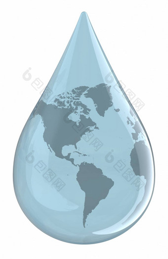 水滴世界地图