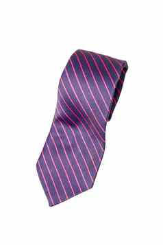 蓝色的粉红色的条业务脖子领带