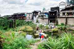 风景中国人少数民族村