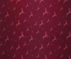 红色的驯鹿模式壁纸