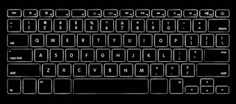 电脑键盘照亮背光