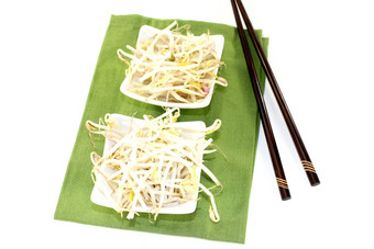 绿豆豆豆芽筷子