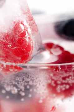 树莓黑莓冻冰棒