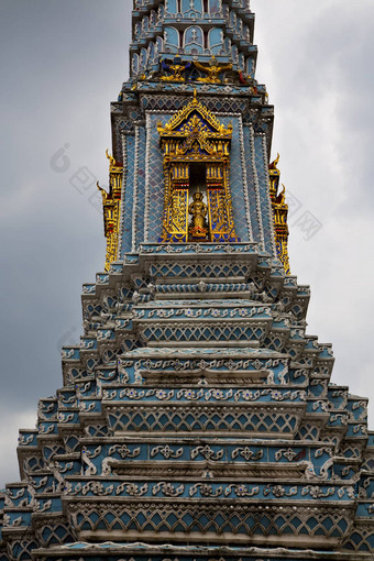 泰国曼谷雨宫殿亚洲天空马赛克