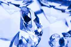 钻石宝石明亮的色彩斑斓的语气概念