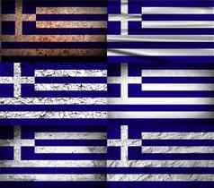 集旗帜希腊纹理