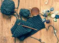 手工制作的礼物特殊的一天冬季针织围巾