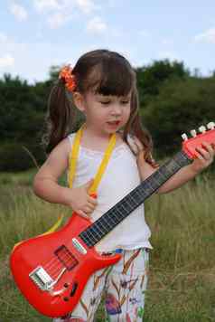 女孩吉他