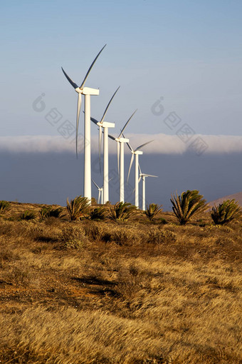 非洲风涡轮机天空岛