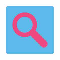 搜索平粉红色的蓝色的颜色圆形的按钮