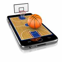 篮球智能手机体育应用程序