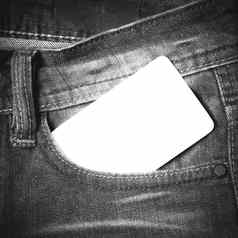 业务卡珍口袋里黑色的白色语气颜色风格