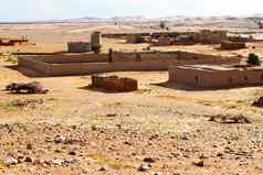 撒哈拉沙漠非洲摩洛哥现场施工历史斯德