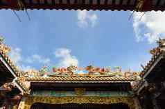 中国龙中国人寺庙泰国
