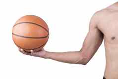 身体男人。篮球