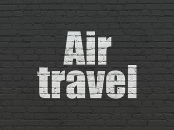 旅行概念空气旅行墙背景