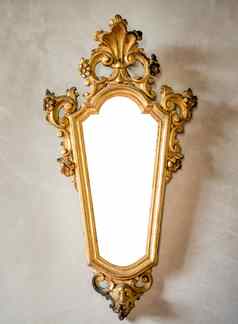 经典古董镜子镀金框架合适的框架