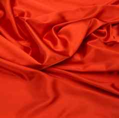 红色的丝绸织物背景