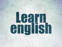 学习概念学习英语数字纸背景