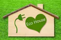 生态房子首页木模型