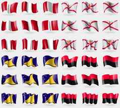秘鲁泽西岛托克劳租金集旗帜国家世界