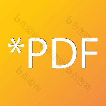 PDF文件<strong>扩展图</strong>标象征平现代网络设计长影子空间文本