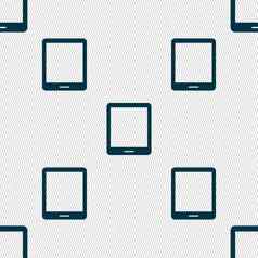 平板电脑标志图标智能手机按钮无缝的摘要背景几何形状