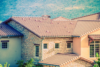 陶瓷石板房子屋顶