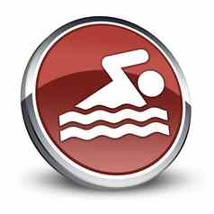 图标按钮pictogram游泳