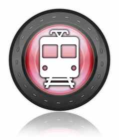 图标按钮pictogram火车质量交通